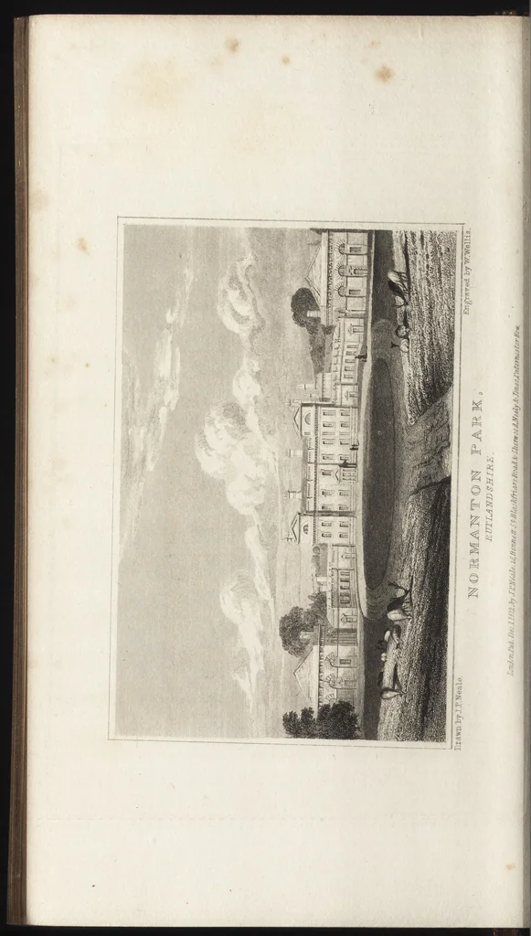 An illustration from Views of the seats of noblemen and gentlemen, in England, Wales, Scotland, and Ireland, 1820, leaf 123