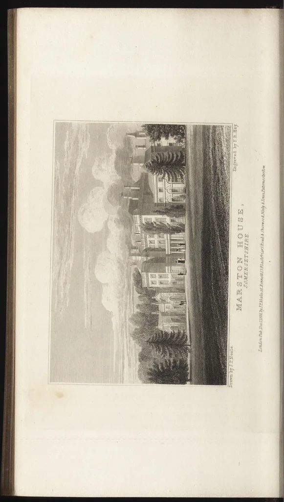 An illustration from Views of the seats of noblemen and gentlemen, in England, Wales, Scotland, and Ireland, 1820, leaf 129