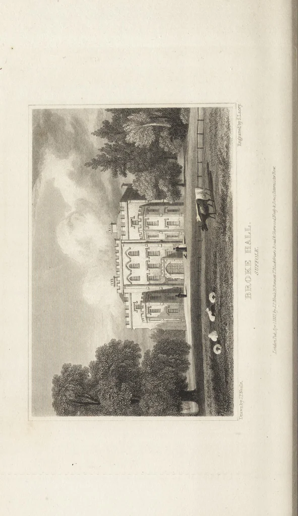 An illustration from Views of the seats of noblemen and gentlemen, in England, Wales, Scotland, and Ireland, 1820, leaf 133