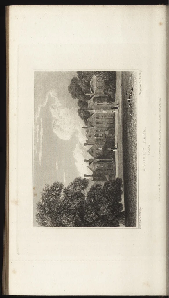An illustration from Views of the seats of noblemen and gentlemen, in England, Wales, Scotland, and Ireland, 1820, leaf 141