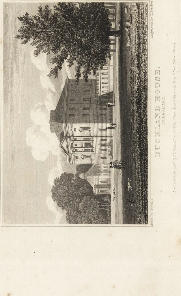 An illustration from Views of the seats of noblemen and gentlemen, in England, Wales, Scotland, and Ireland, 1820, leaf 15
