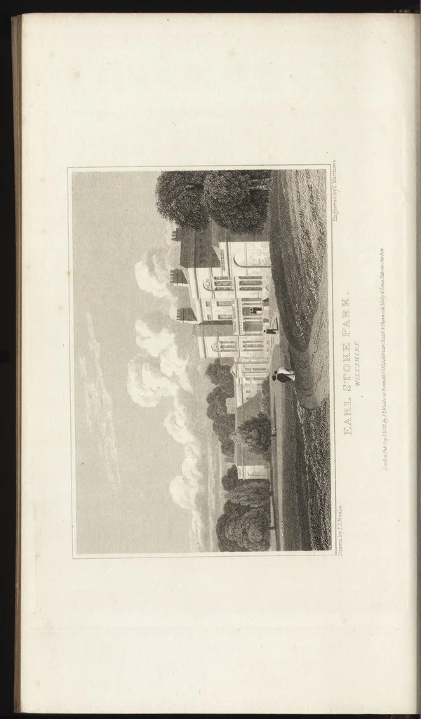 An illustration from Views of the seats of noblemen and gentlemen, in England, Wales, Scotland, and Ireland, 1820, leaf 153