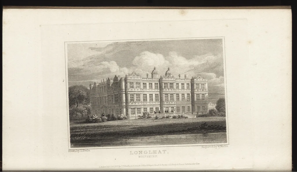 An illustration from Views of the seats of noblemen and gentlemen, in England, Wales, Scotland, and Ireland, 1820, leaf 157