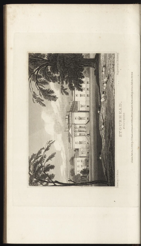 An illustration from Views of the seats of noblemen and gentlemen, in England, Wales, Scotland, and Ireland, 1820, leaf 165