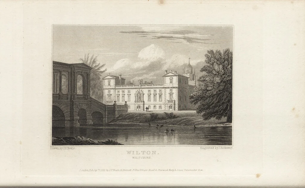 An illustration from Views of the seats of noblemen and gentlemen, in England, Wales, Scotland, and Ireland, 1820, leaf 171