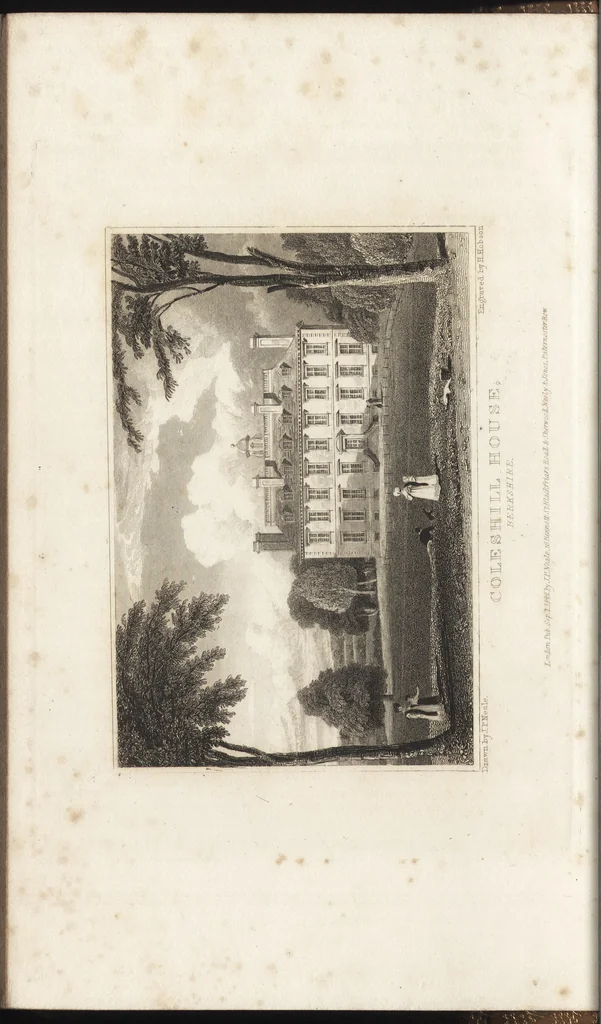 An illustration from Views of the seats of noblemen and gentlemen, in England, Wales, Scotland, and Ireland, 1820, leaf 19