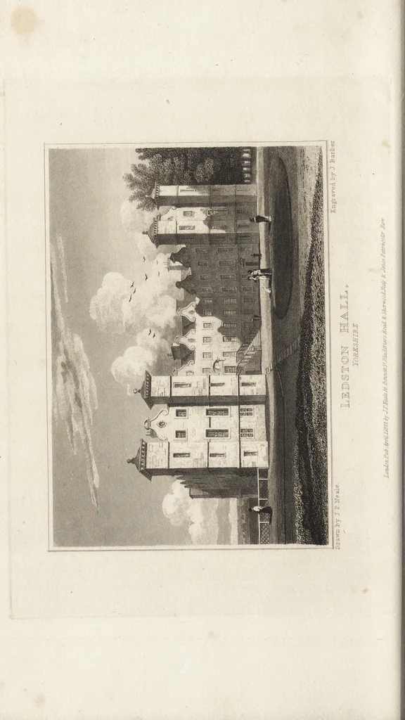 An illustration from Views of the seats of noblemen and gentlemen, in England, Wales, Scotland, and Ireland, 1820, leaf 215