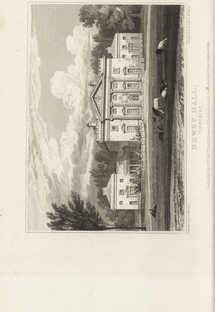 An illustration from Views of the seats of noblemen and gentlemen, in England, Wales, Scotland, and Ireland, 1820, leaf 223