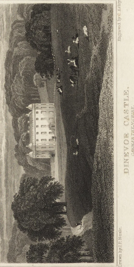 An illustration from Views of the seats of noblemen and gentlemen, in England, Wales, Scotland, and Ireland, 1820, leaf 243