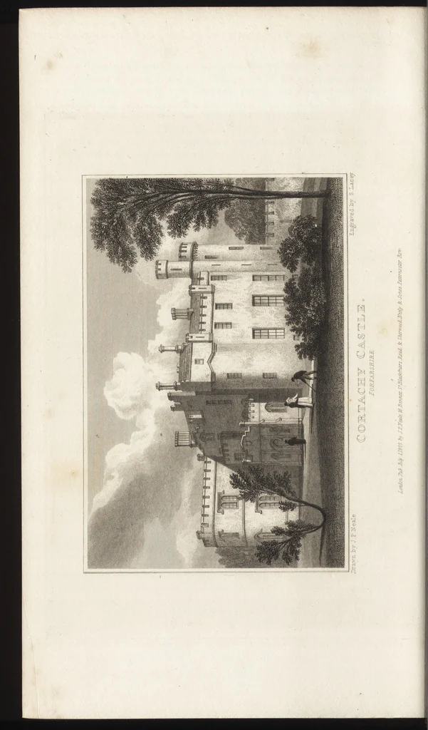 An illustration from Views of the seats of noblemen and gentlemen, in England, Wales, Scotland, and Ireland, 1820, leaf 259