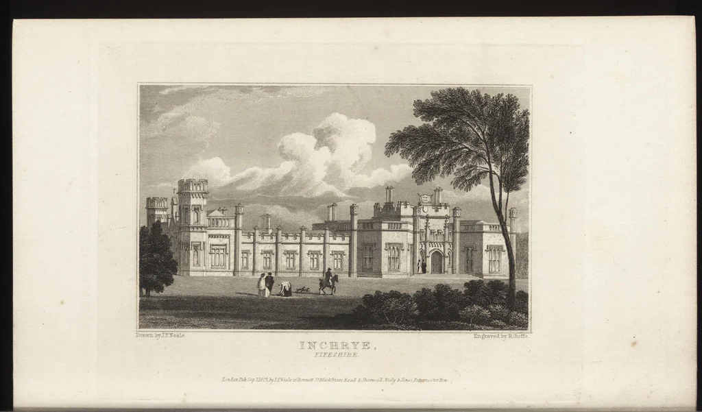 An illustration from Views of the seats of noblemen and gentlemen, in England, Wales, Scotland, and Ireland, 1820, leaf 267