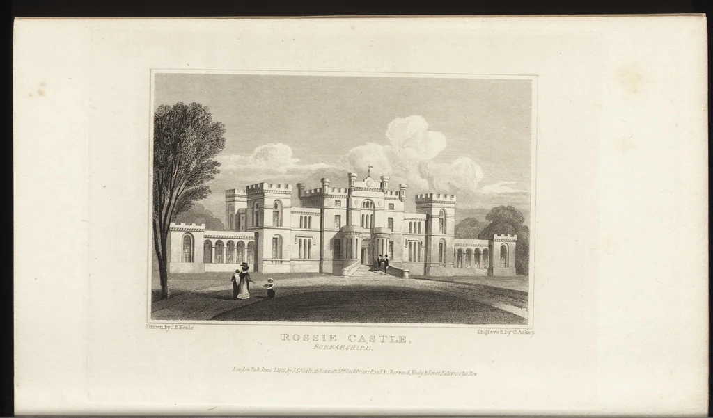 An illustration from Views of the seats of noblemen and gentlemen, in England, Wales, Scotland, and Ireland, 1820, leaf 271