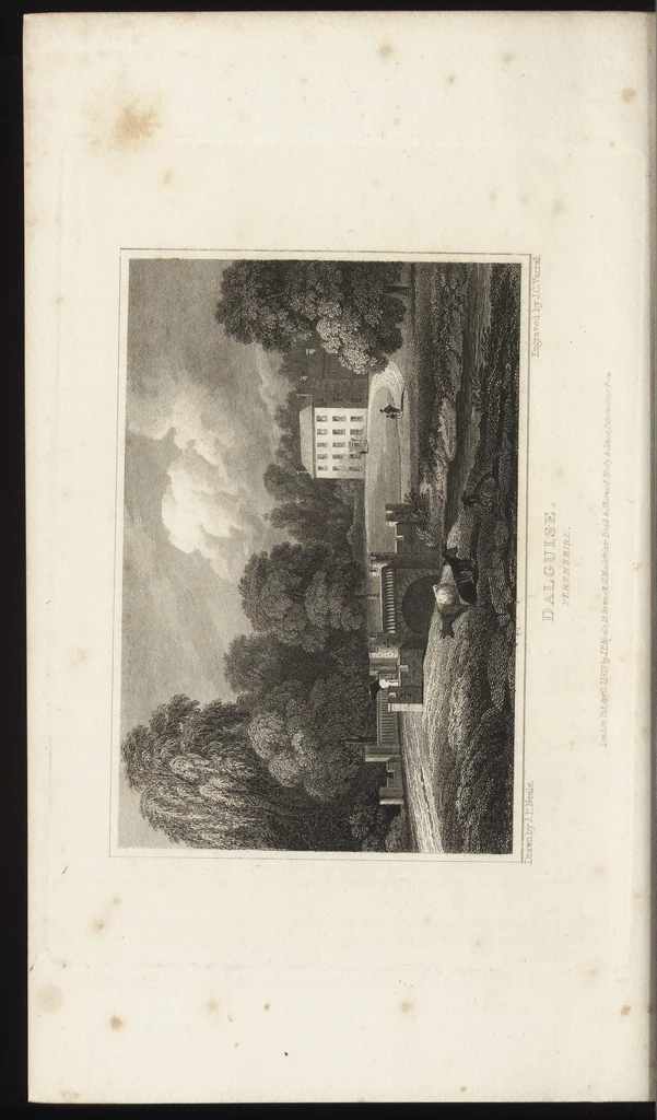 An illustration from Views of the seats of noblemen and gentlemen, in England, Wales, Scotland, and Ireland, 1820, leaf 279