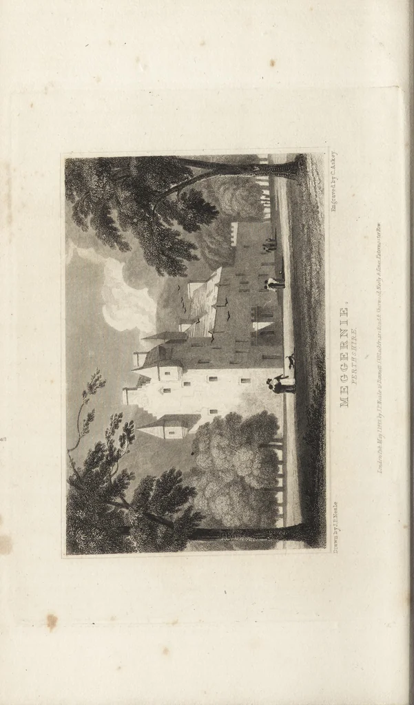 An illustration from Views of the seats of noblemen and gentlemen, in England, Wales, Scotland, and Ireland, 1820, leaf 289