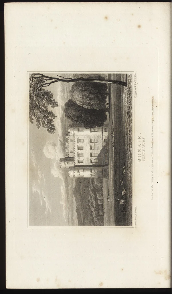 An illustration from Views of the seats of noblemen and gentlemen, in England, Wales, Scotland, and Ireland, 1820, leaf 293