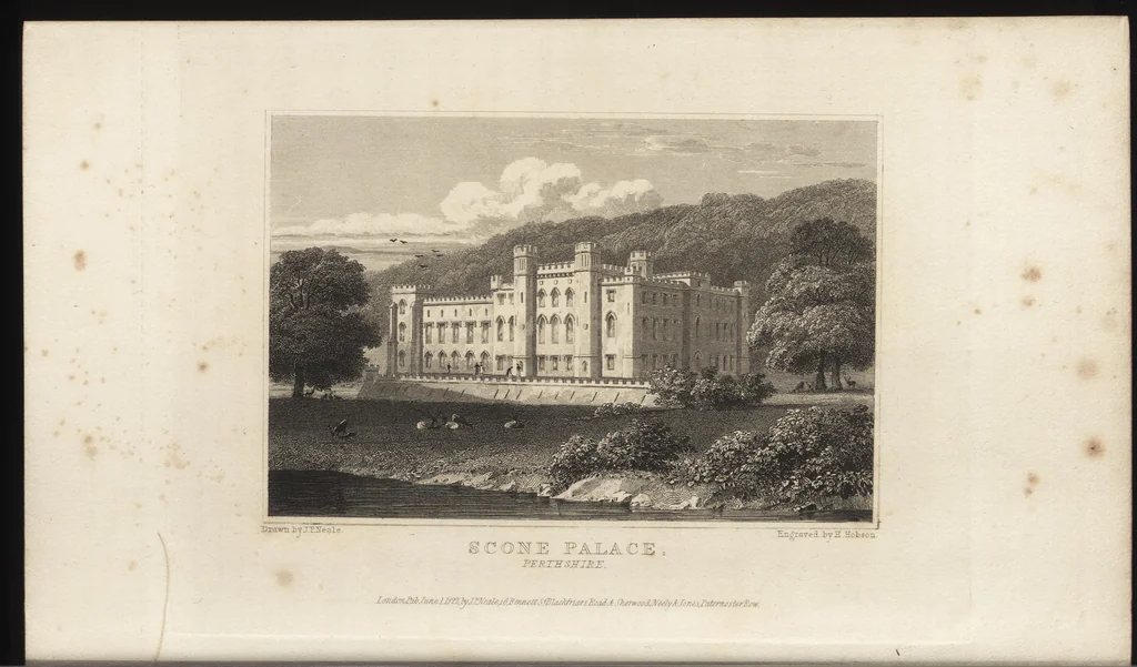 An illustration from Views of the seats of noblemen and gentlemen, in England, Wales, Scotland, and Ireland, 1820, leaf 301