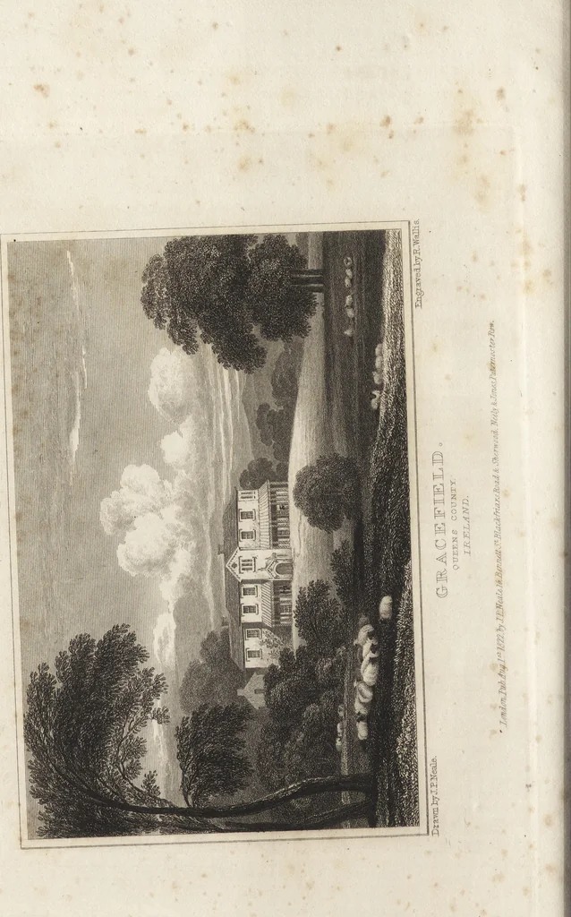 An illustration from Views of the seats of noblemen and gentlemen, in England, Wales, Scotland, and Ireland, 1820, leaf 311