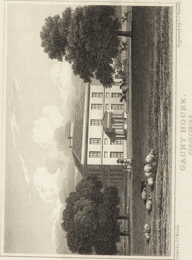 An illustration from Views of the seats of noblemen and gentlemen, in England, Wales, Scotland, and Ireland, 1820, leaf 35