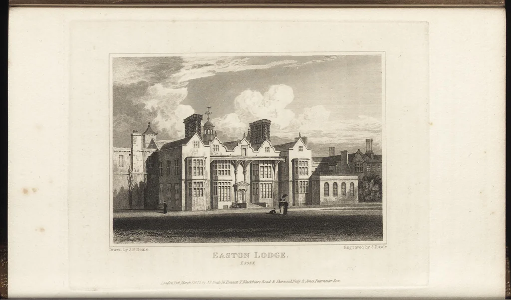 An illustration from Views of the seats of noblemen and gentlemen, in England, Wales, Scotland, and Ireland, 1820, leaf 43