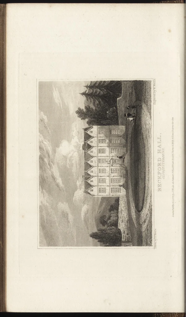 An illustration from Views of the seats of noblemen and gentlemen, in England, Wales, Scotland, and Ireland, 1820, leaf 47