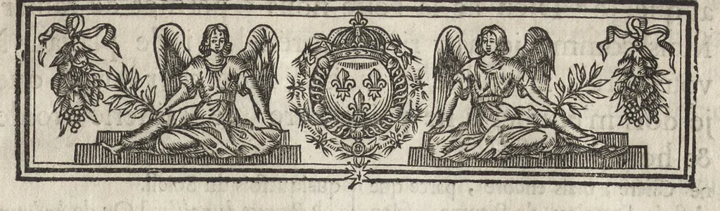 An illustration from Les Cesars de l'empereur Julien : traduits du grec, avec des remarques & des preuves illustrées par les médailles, & autres anciens monumens, 1683, leaf 68