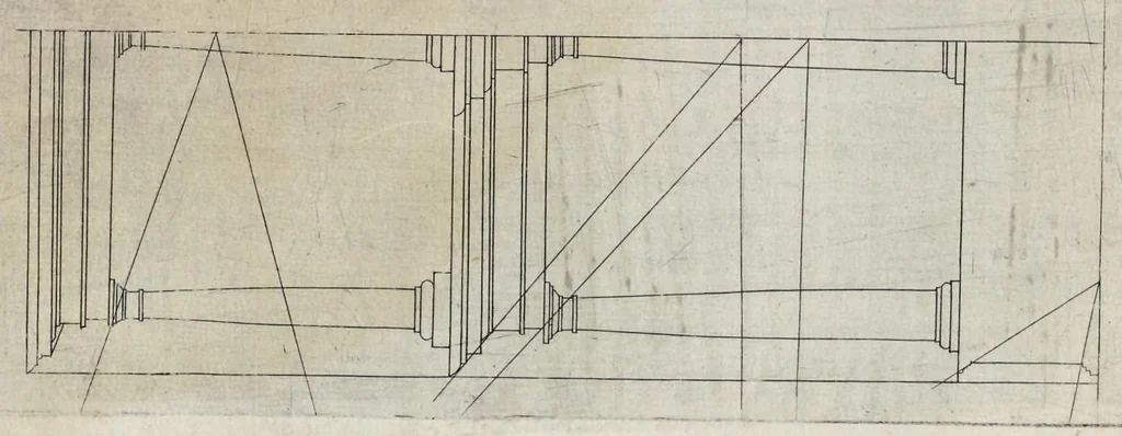 An illustration from La perspectiue : auec la raison des ombres et miroirs, 1612, leaf 119