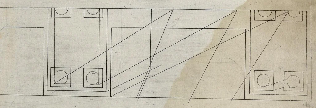 An illustration from La perspectiue : auec la raison des ombres et miroirs, 1612, leaf 120