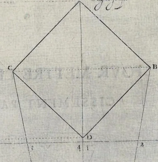An illustration from La perspectiue : auec la raison des ombres et miroirs, 1612, leaf 28