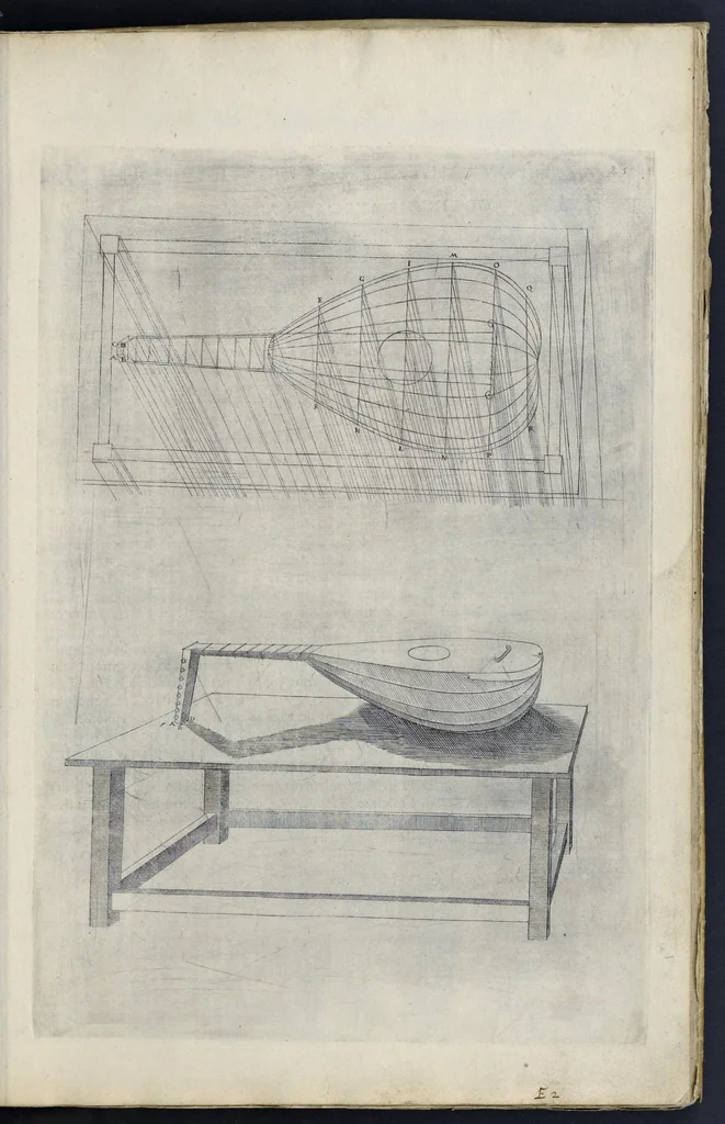 An illustration from La perspectiue : auec la raison des ombres et miroirs, 1612, leaf 60