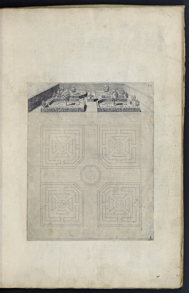 An illustration from La perspectiue : auec la raison des ombres et miroirs, 1612, leaf 70