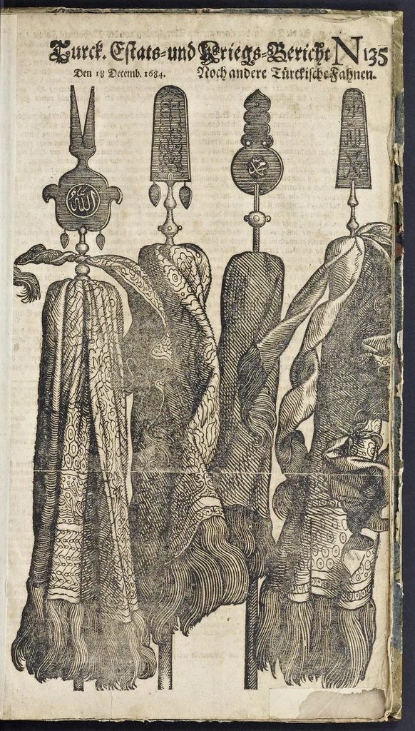 An illustration from Türckischer Estaats- und Krieges- Bericht, oder, Eine kurtze und gründliche Beschreibung des türckischen Käysers, Grosz- und anderer Veziers, Militz, Land und Leuten, Gewonheiten, Krieges- und Lebens-Arth, Gewehr, Kleydung, and was davon ferner zu berichten nötig, 1683, leaf 234