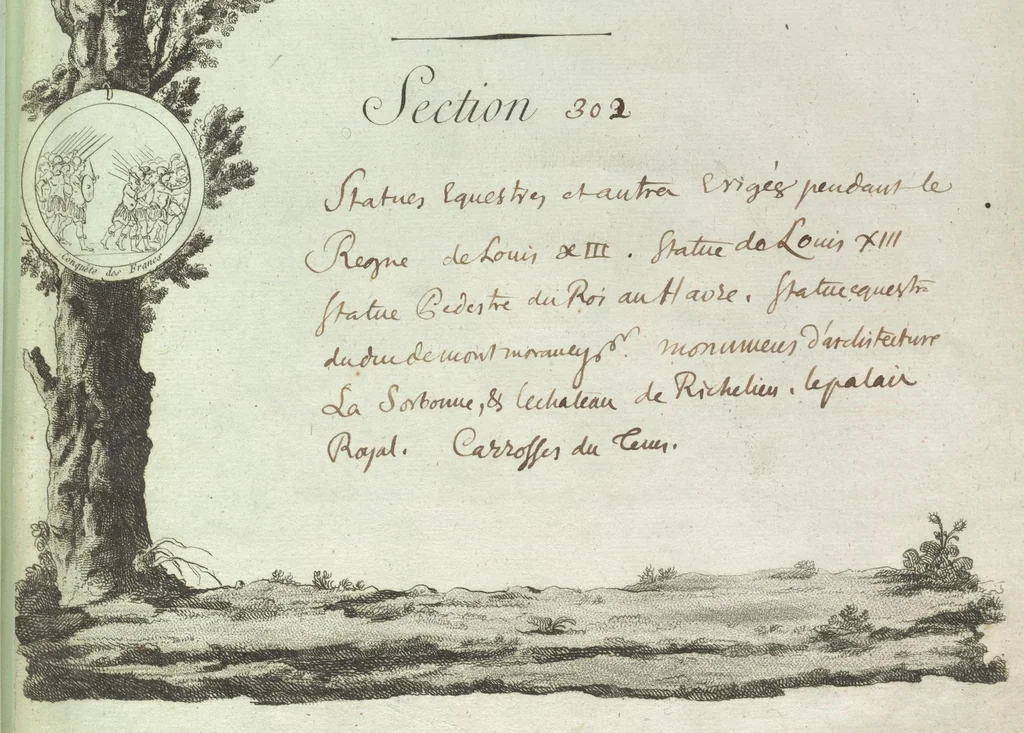 An illustration from Monumens de l'histoire de France, en estampes et dessins .., 1783, leaf 10