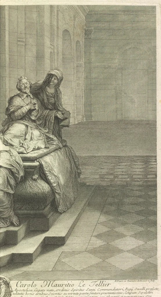 An illustration from Monumens de l'histoire de France, en estampes et dessins .., 1783, leaf 110