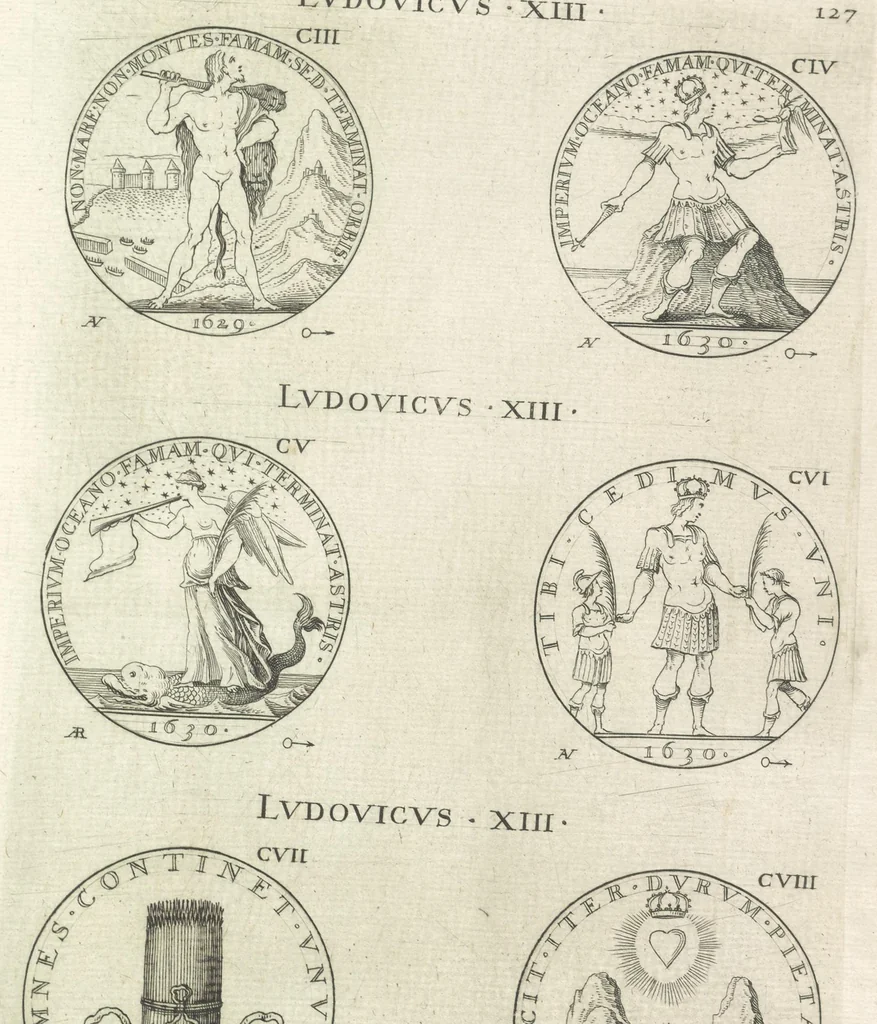 An illustration from Monumens de l'histoire de France, en estampes et dessins .., 1783, leaf 166