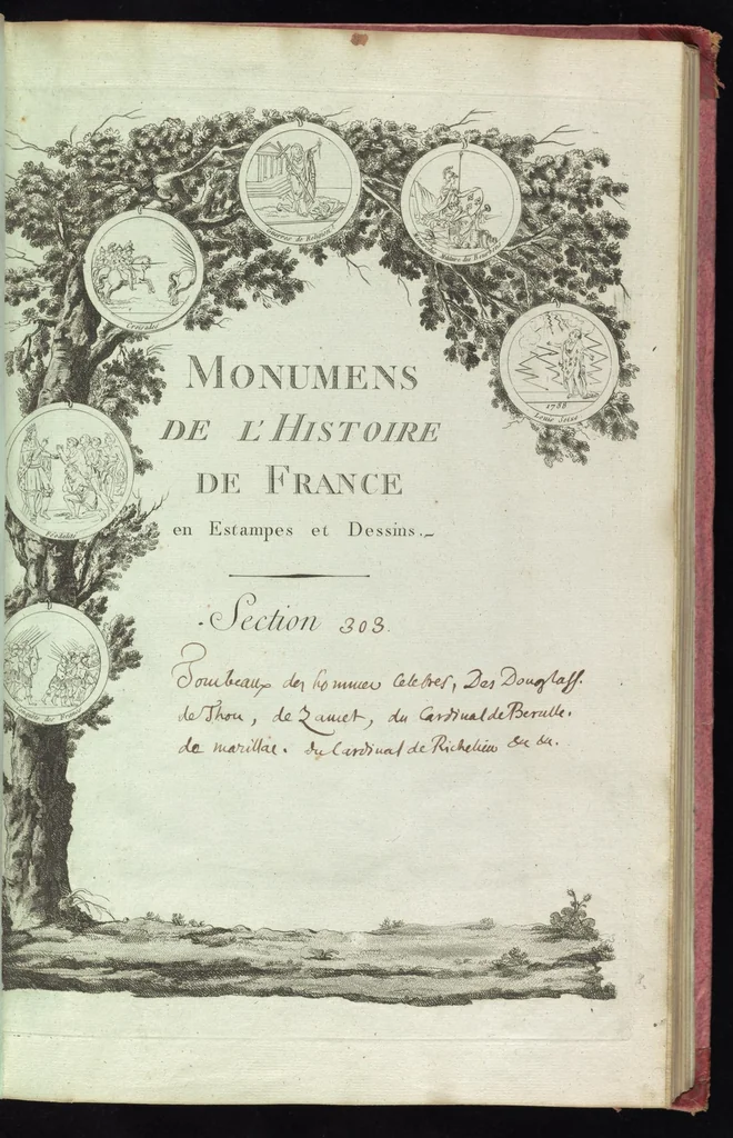 An illustration from Monumens de l'histoire de France, en estampes et dessins .., 1783, leaf 42