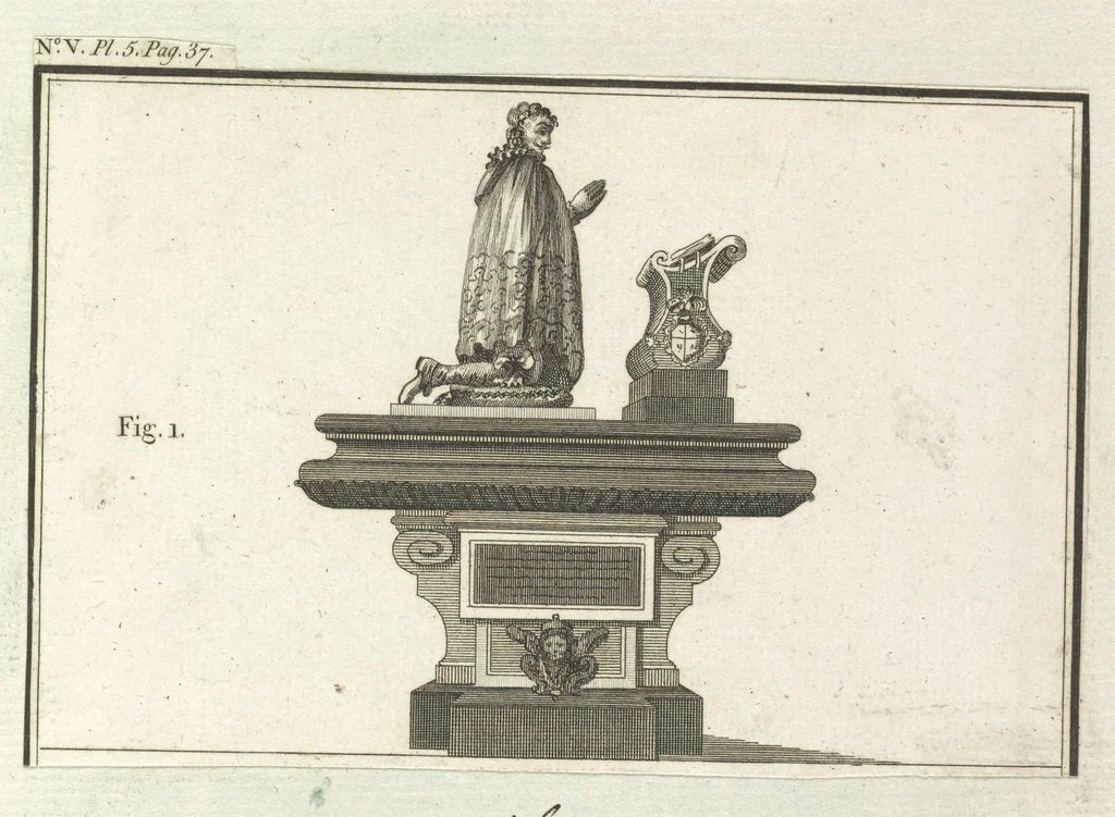 An illustration from Monumens de l'histoire de France, en estampes et dessins .., 1783, leaf 86