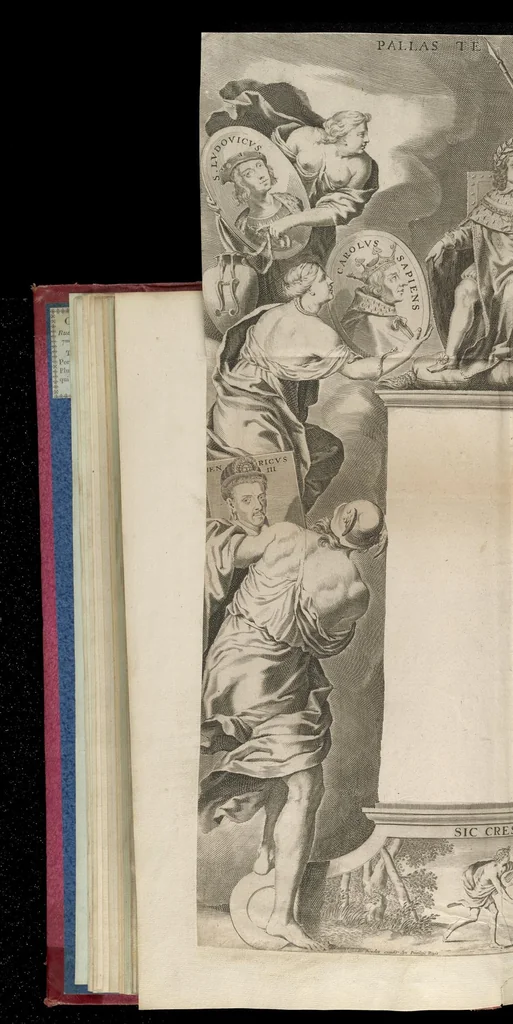 An illustration from Monumens de l'histoire de France, en estampes et dessins .., 1783, leaf 45
