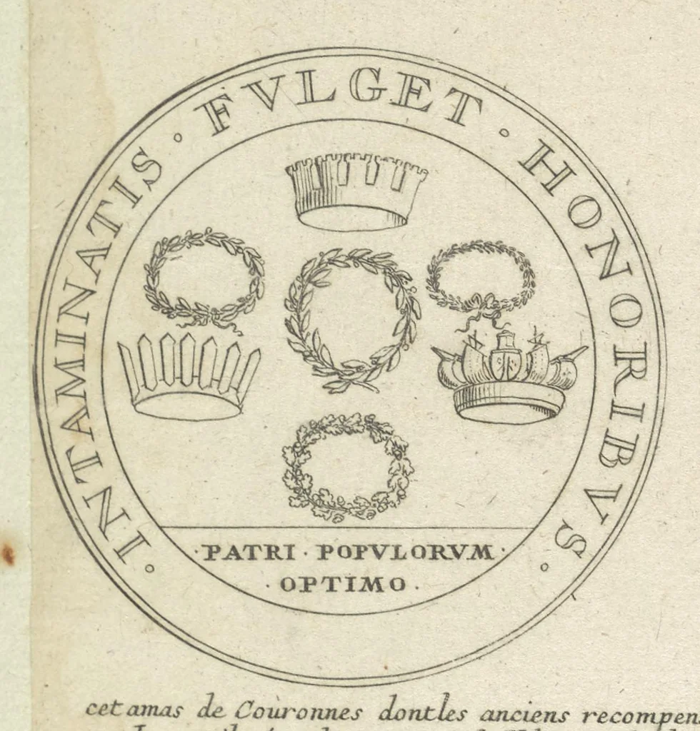 An illustration from Monumens de l'histoire de France, en estampes et dessins .., 1783, leaf 122