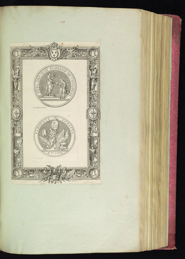 An illustration from Monumens de l'histoire de France, en estampes et dessins .., 1783, leaf 190