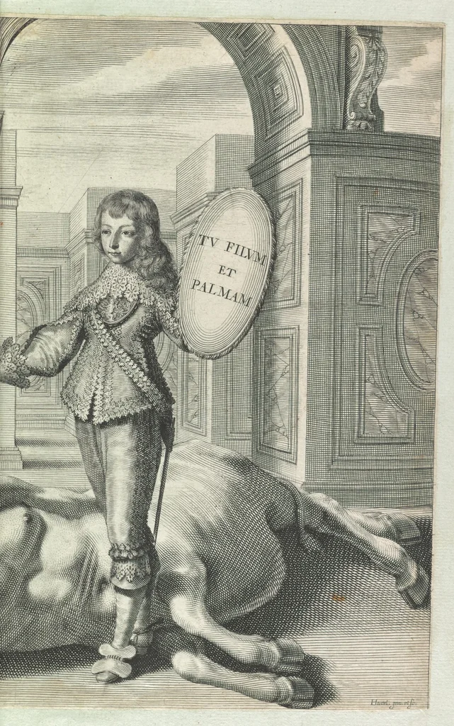 An illustration from Monumens de l'histoire de France, en estampes et dessins .., 1783, leaf 136