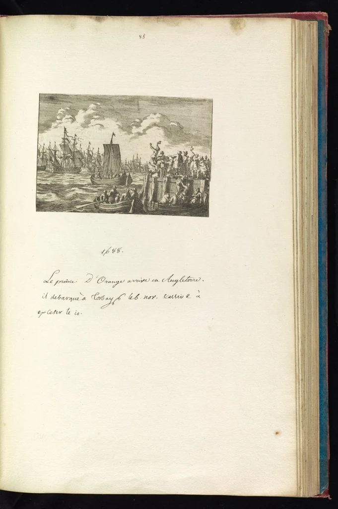 An illustration from Monumens de l'histoire de France, en estampes et dessins .., 1783, leaf 154