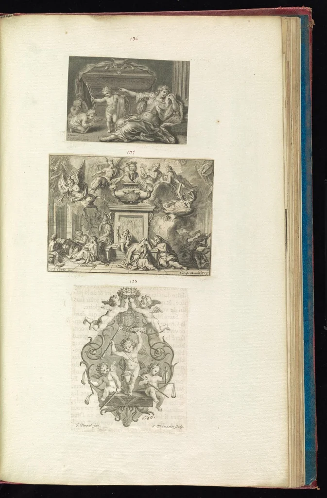 An illustration from Monumens de l'histoire de France, en estampes et dessins .., 1783, leaf 252
