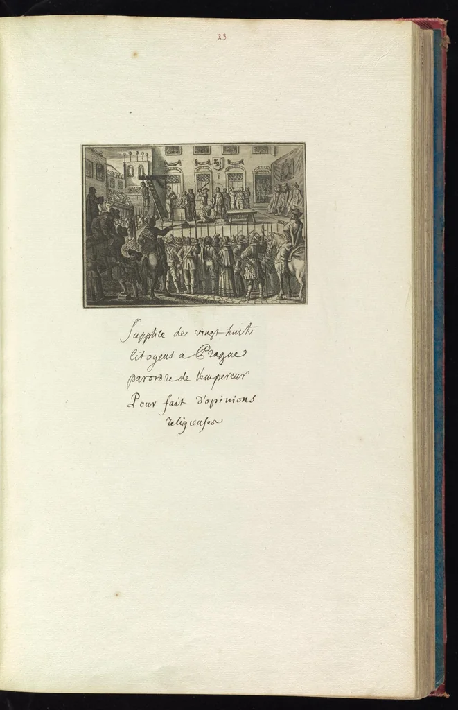 An illustration from Monumens de l'histoire de France, en estampes et dessins .., 1783, leaf 42