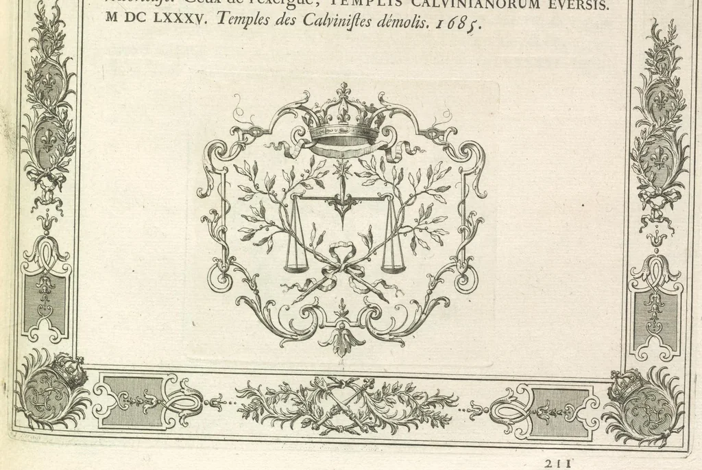 An illustration from Monumens de l'histoire de France, en estampes et dessins .., 1783, leaf 92