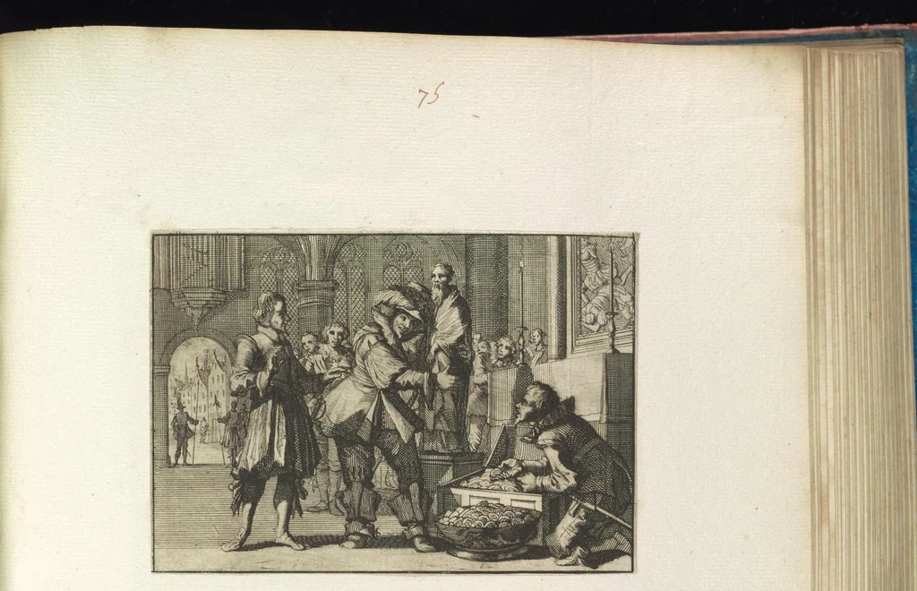 An illustration from Monumens de l'histoire de France, en estampes et dessins .., 1783, leaf 160