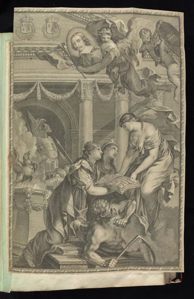 An illustration from Monumens de l'histoire de France, en estampes et dessins .., 1783, leaf 80