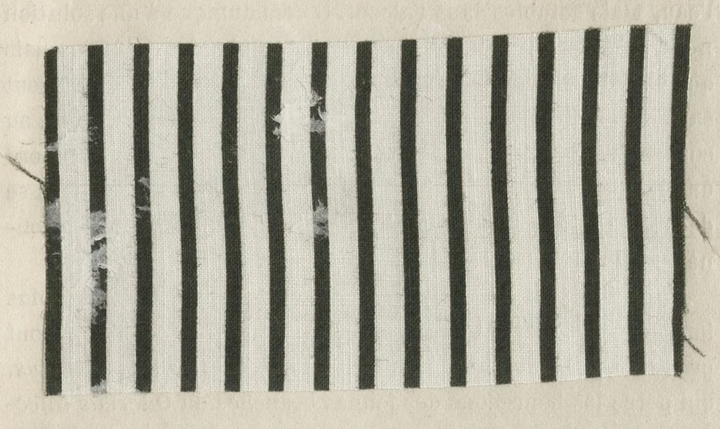 An illustration from Traité de la teinture des tissus et de l'impression du calicot : comprenant les derniers perfectionnements apportés dans la préparation et l'emploi des couleurs d'aniline : ouvrage illustré de gravures sur bois et de nombreux échantillons d'étoffes teintes et imprimées, 1875, leaf 350