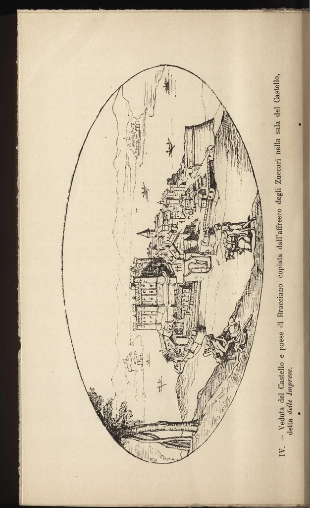 An illustration from Il castello di Bracciano : guida storico-artistica, 1895, leaf 55