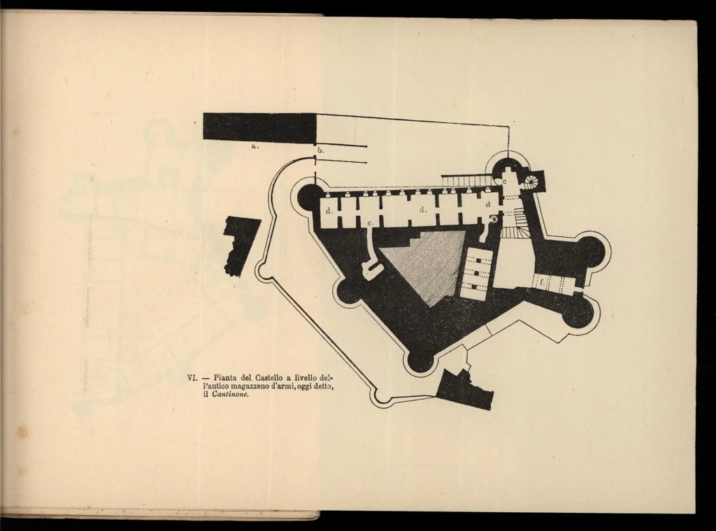 An illustration from Il castello di Bracciano : guida storico-artistica, 1895, leaf 76