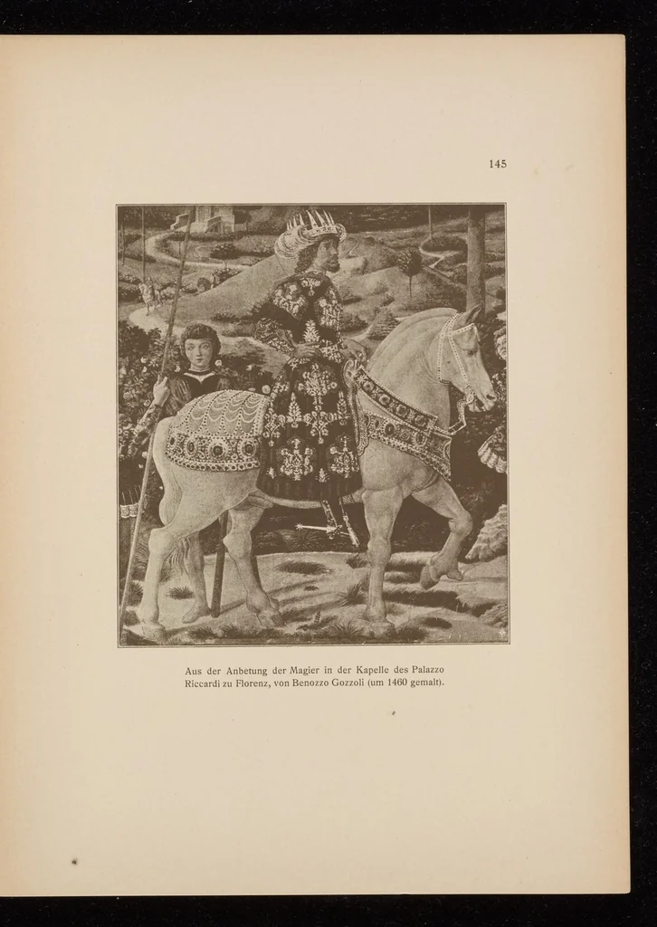 An illustration from Künstlerische entwicklung der weberei und stickerei innerhalb des europäischen kulturkreises von der spätantiken zeit bis zum beginne des XIX. jahrhundertes : mit ausschluss der volkskunst, 1904, leaf 294